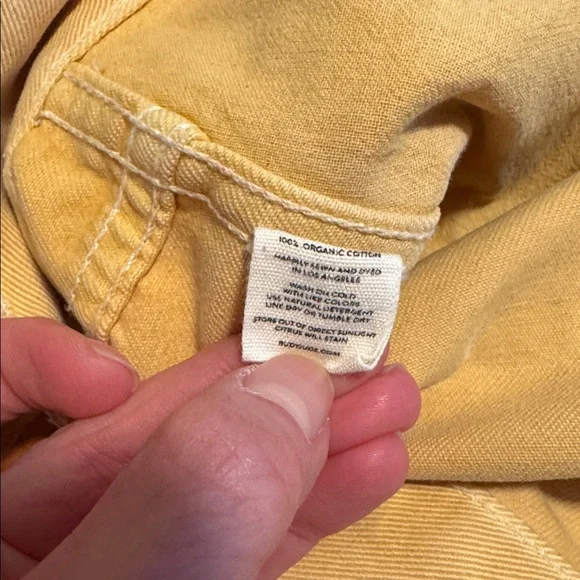 Rudy Jude Utility Jeans Size 2 Lemonade - Picture 13 of 16